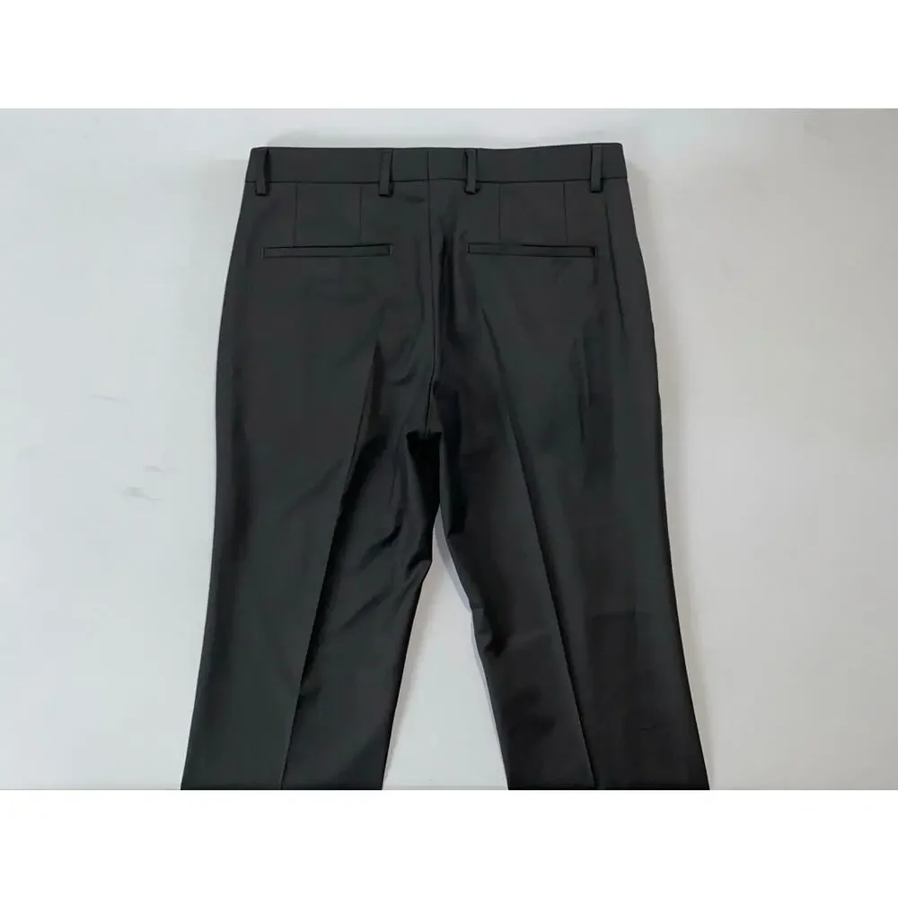 Hugo Boss H-Genius-MM-214 Flat Front Wool Dress Pants, Slacks. Black, 30X27. EUC